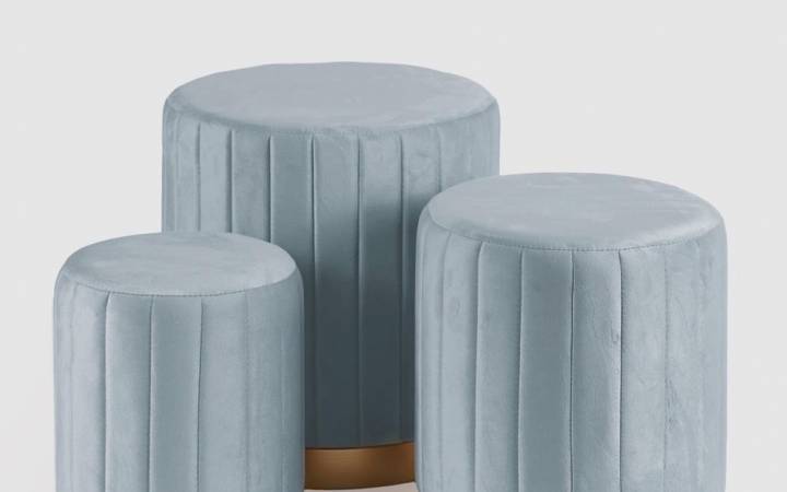 Pouf Azzurro Pervinca